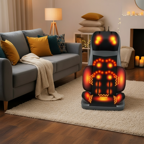 LuxRelief™ PosturePro Sway — 4D Full-Body Massage Seat