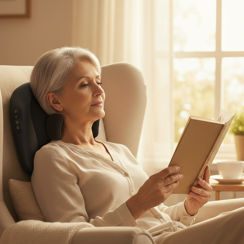 LuxRelief™ ShiatsuFlex — 3D Kneading Neck Massager